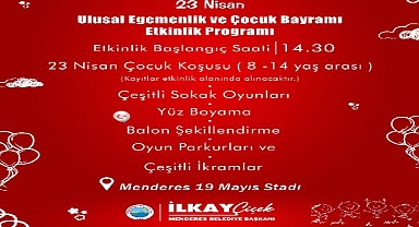 Menderes 23 Nisan Coşkusuna Hazır