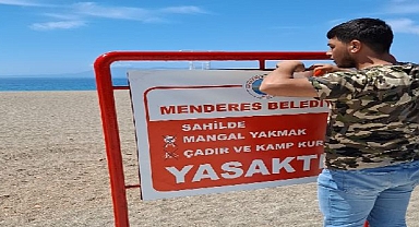 Menderes Sahilleri Yaza Hazırlanıyor
