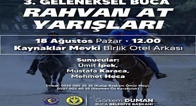 Buca’da Geleneksel Rahvan At Yarışları 