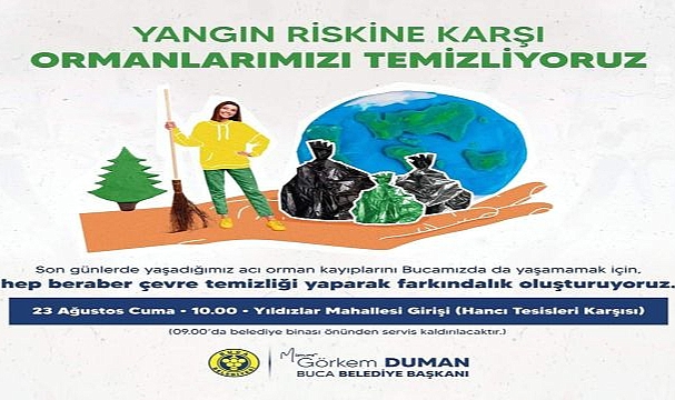 Buca’da yangın seferberliği