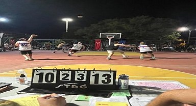 Sokak basketbolu heyecanı Göztepe'de devam etti