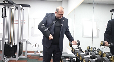 Gümüldür Spor Salonu Modern Görünüme Kavuştu