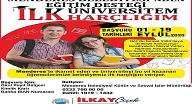 Menderes Belediyesi'nden Öğrencilere Destek