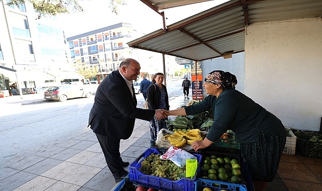 Başkan Çiçek’ten Esnaf Ziyareti