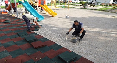 Menderes’te Kauçuk Yenileme Operasyonu