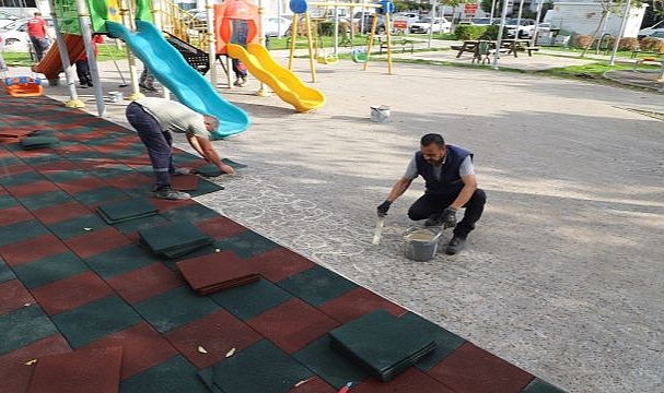 Menderes’te Kauçuk Yenileme Operasyonu