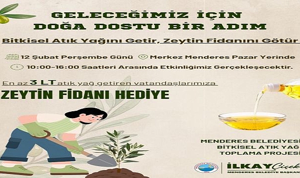 Menderes Belediyesi’nden Doğa Dostu Bir Adım